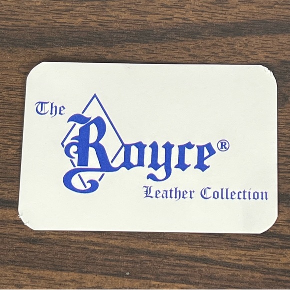 VTG ROYCE New York Burgundy Top Leather Laptop Briefcase Shoulder Bag - Picture 14 of 16